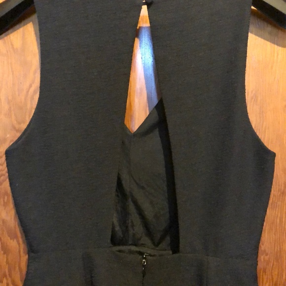 Black Jacquard Romper - cocktail attire - Picture 4 of 5